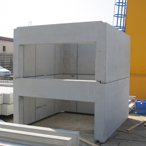 Betonfertigteile Teningen - Spürgin Betonfertigteile - Aufzugsschacht